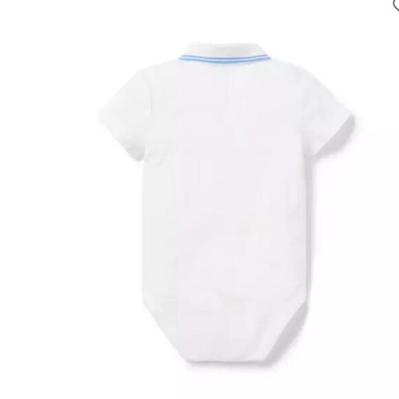 Janie and Jack 100048698 Baby Bunny Pique Polo Bodysuit NWT - Picture 3 of 7